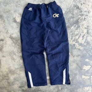 Russell Athletic Men’s Blue Joggers with White Accents